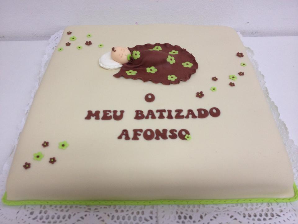 Cake Design - Bolo de Batizado